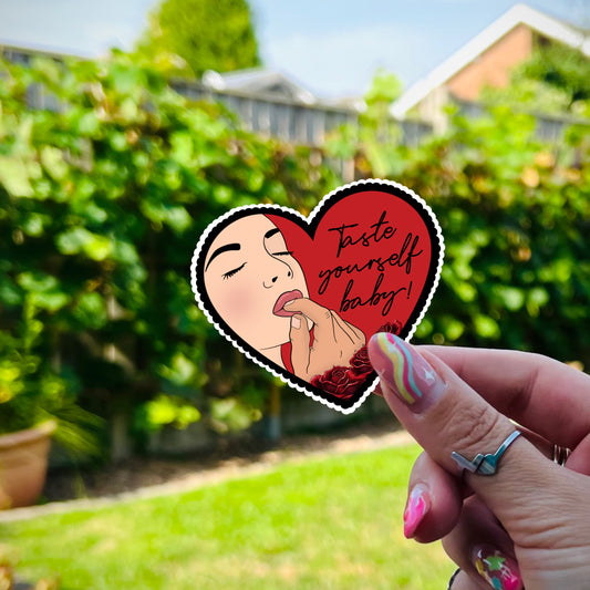 Book Sticker - Taste Yourself!