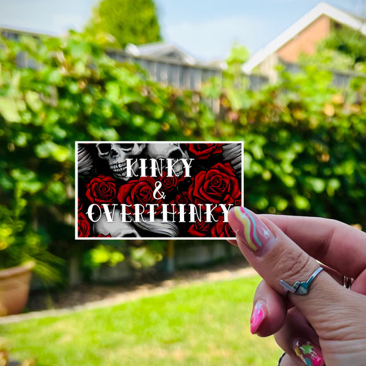 Kinky & Overthinky Sticker