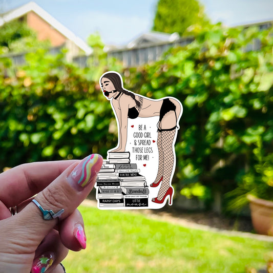 Book Sticker - Spread those pages!