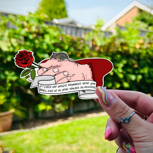 Haunting Adeline Book Sticker - If I catch his hands