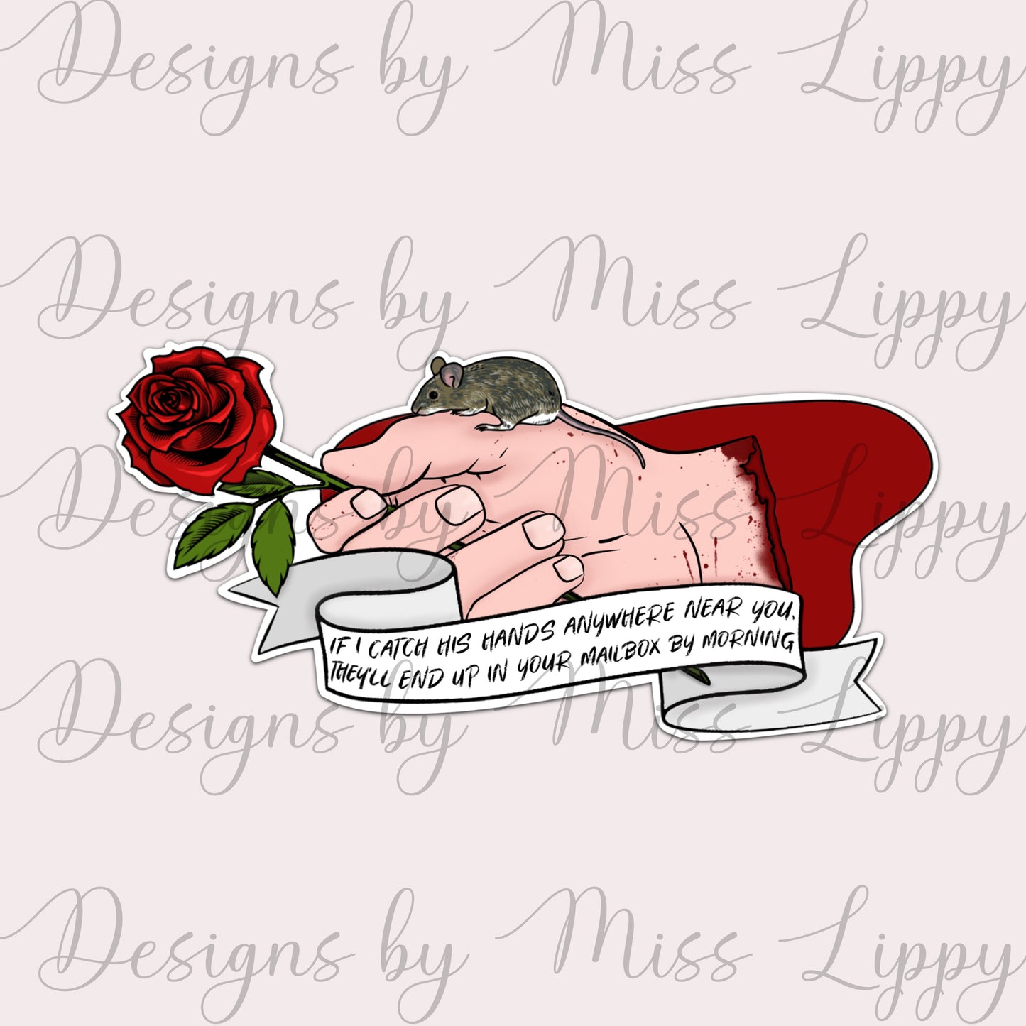 Haunting Adeline Book Sticker - If I catch his hands