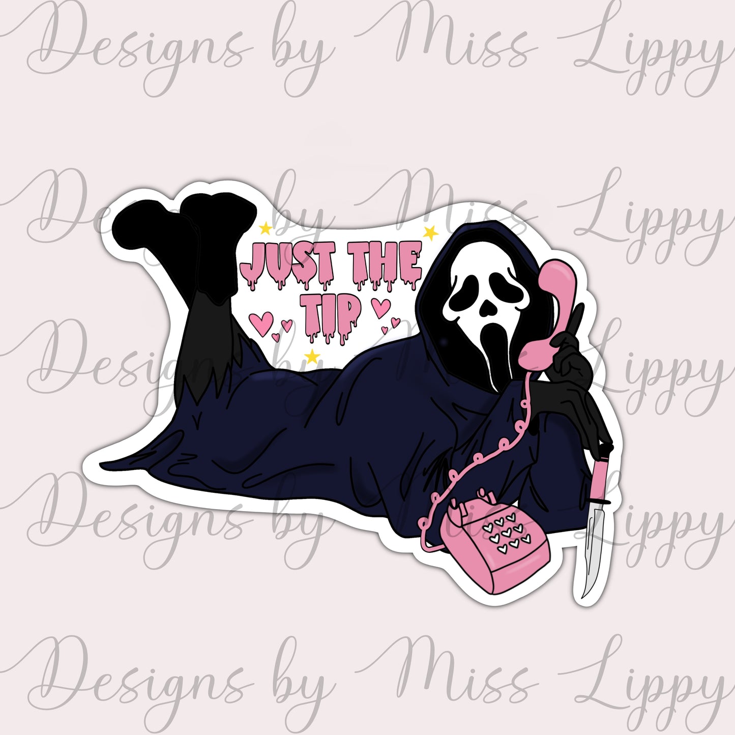 Ghostface Sticker - Just The Tip!