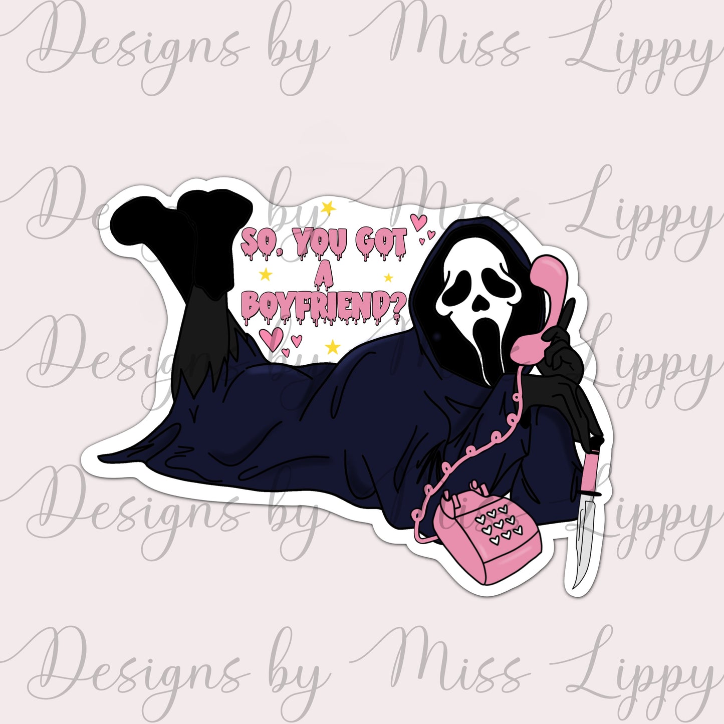 Ghostface Sticker - You Got A Boyfriend?