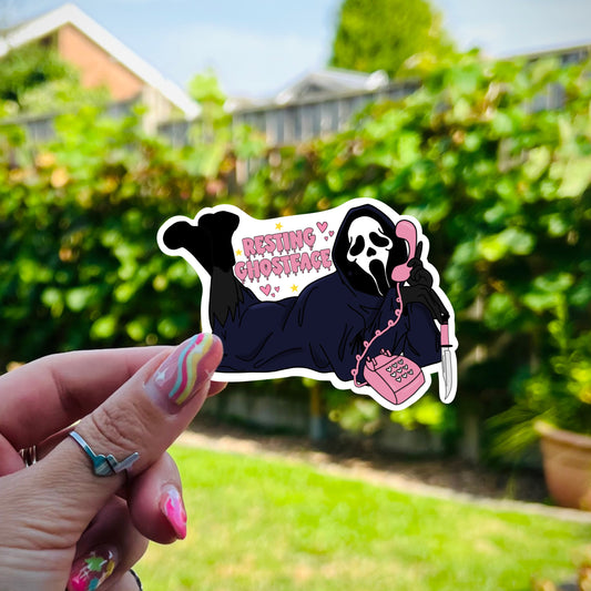 Ghostface Sticker - Resting Ghostface