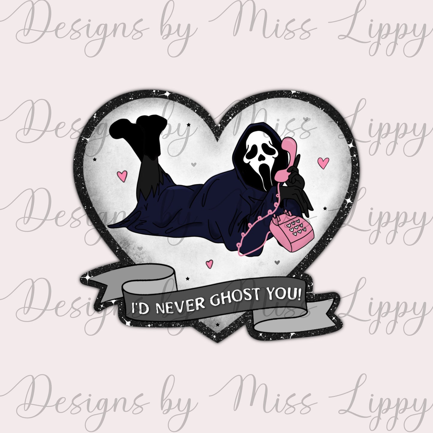 Ghost Sticker - I’d Never Ghost You!