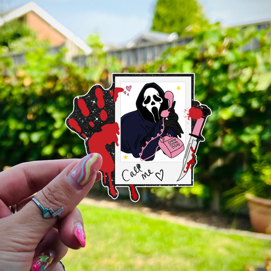 Ghostface Sticker - Call Me!