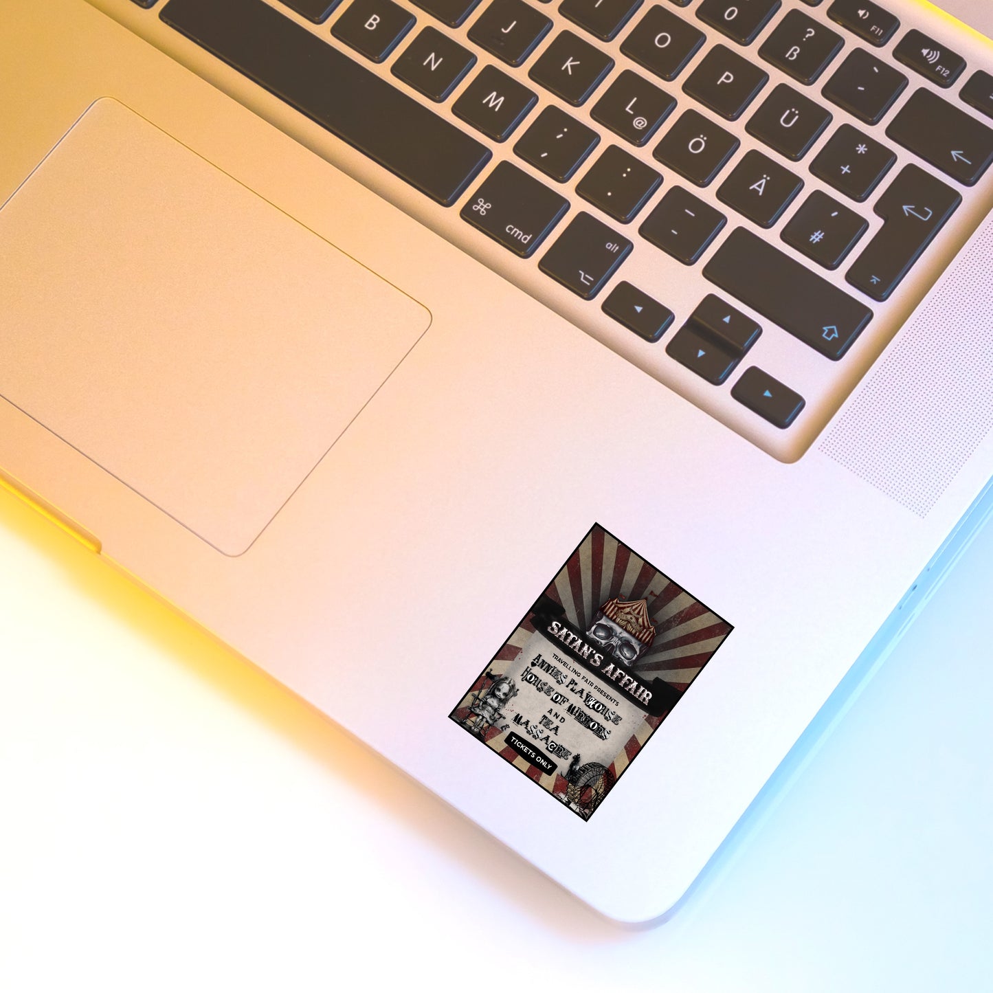 Haunting Adeline Book Sticker - Satan’s Affair Fun Fair Flyer Sticker