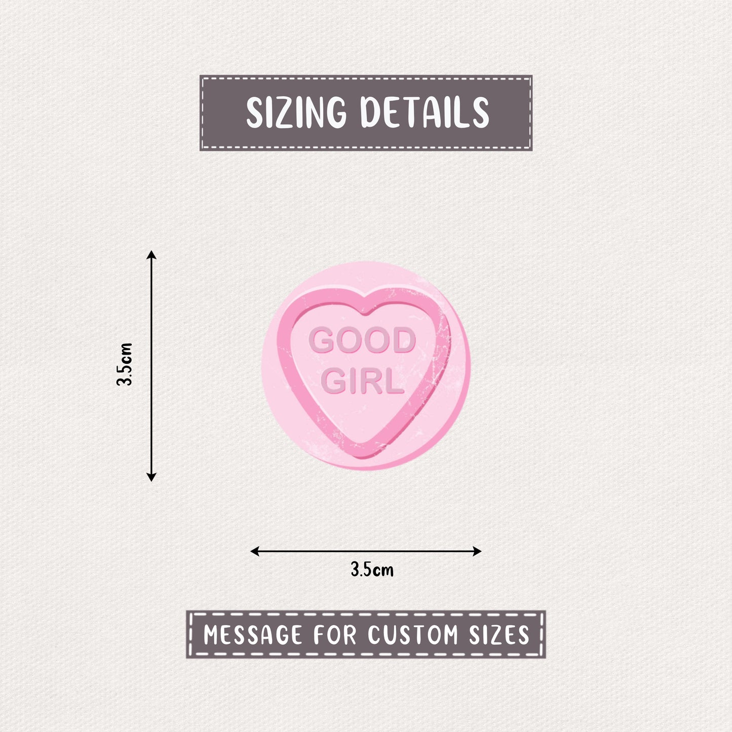 Adult Praise Sticker Sheet - Good Girl