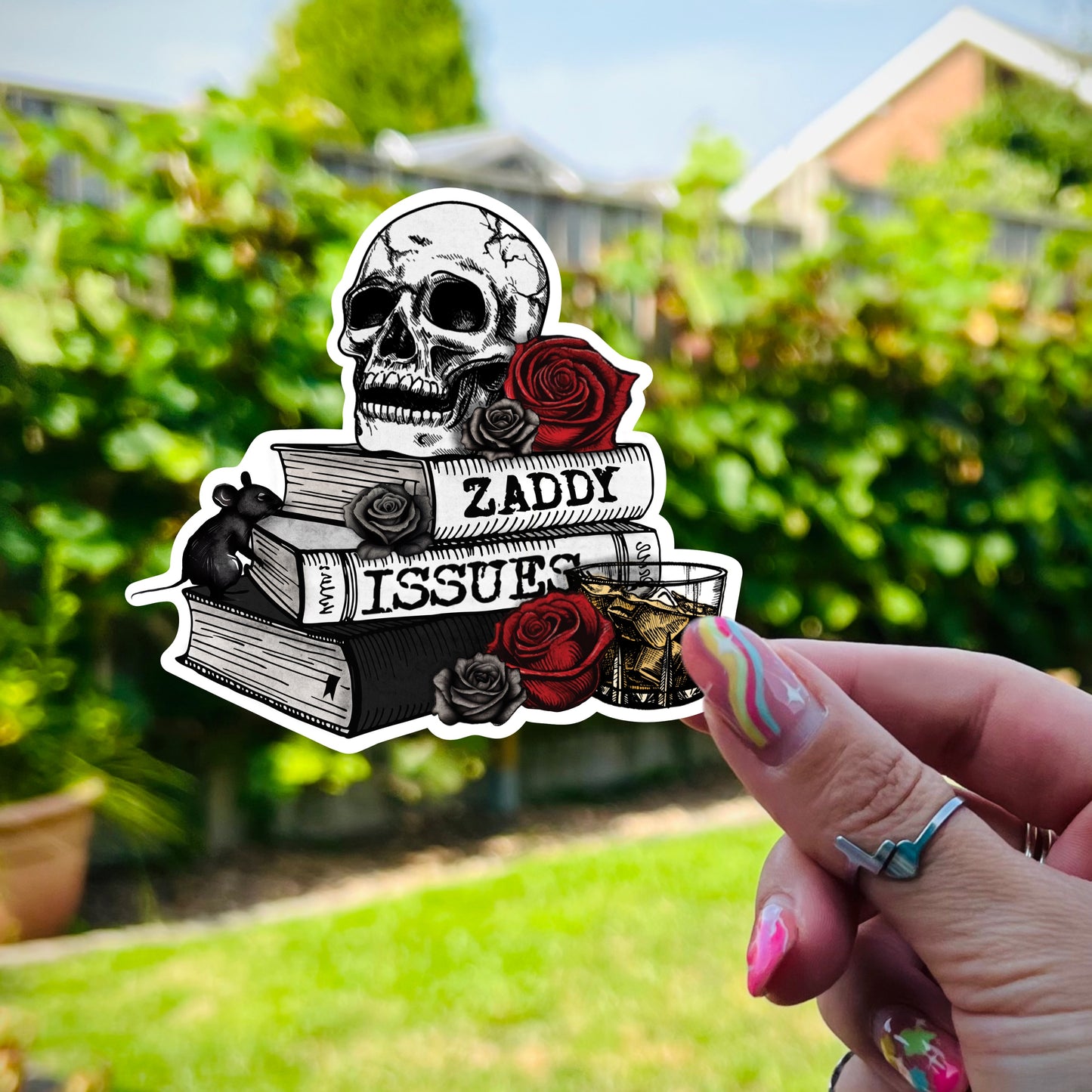 Haunting Adeline Book Sticker - Zaddy Issues