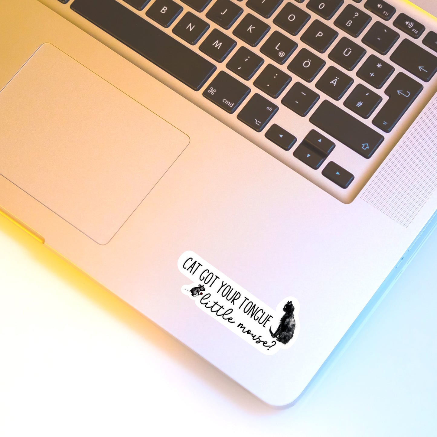 Haunting Adeline Book Sticker - Cat Got Your Tongue