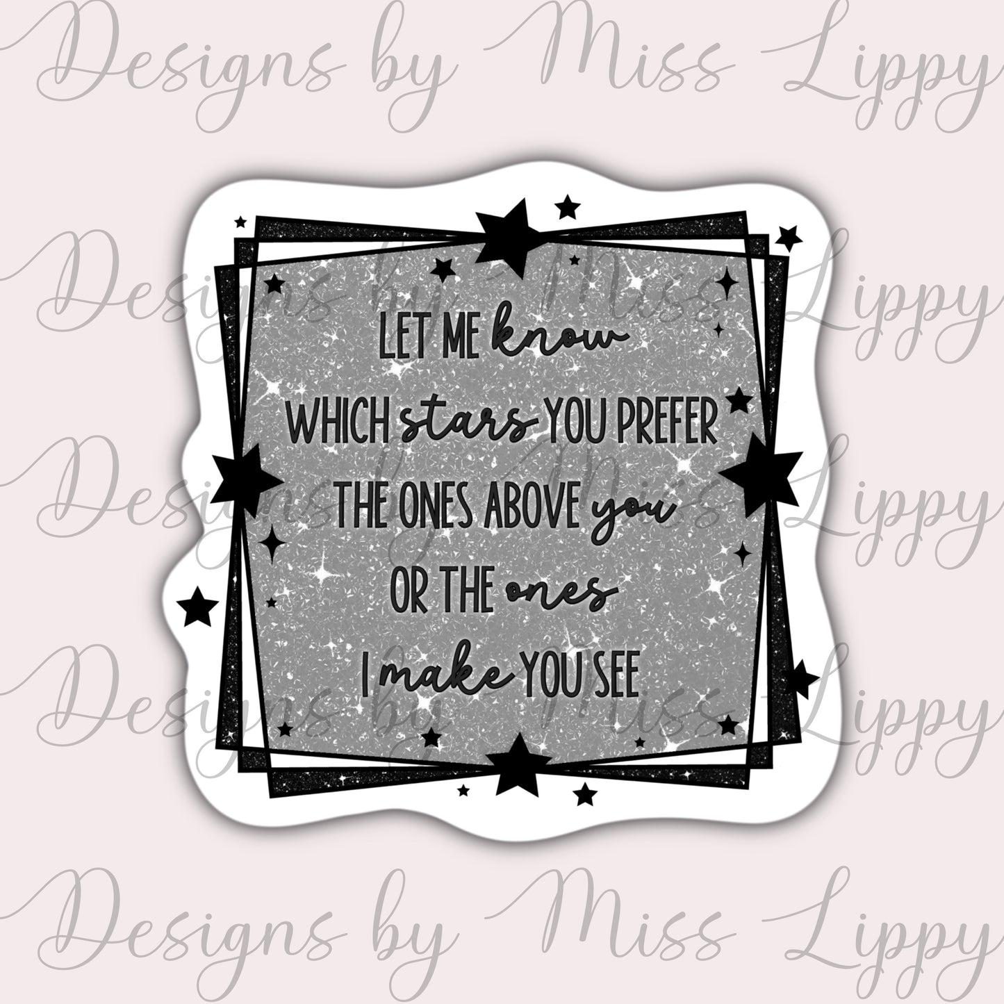Haunting Adeline Book Sticker - Let Me Know Which Stars You Prefer