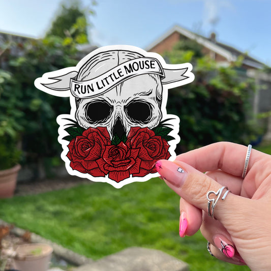 Hunting Adeline Book Sticker - Run Little Mouse