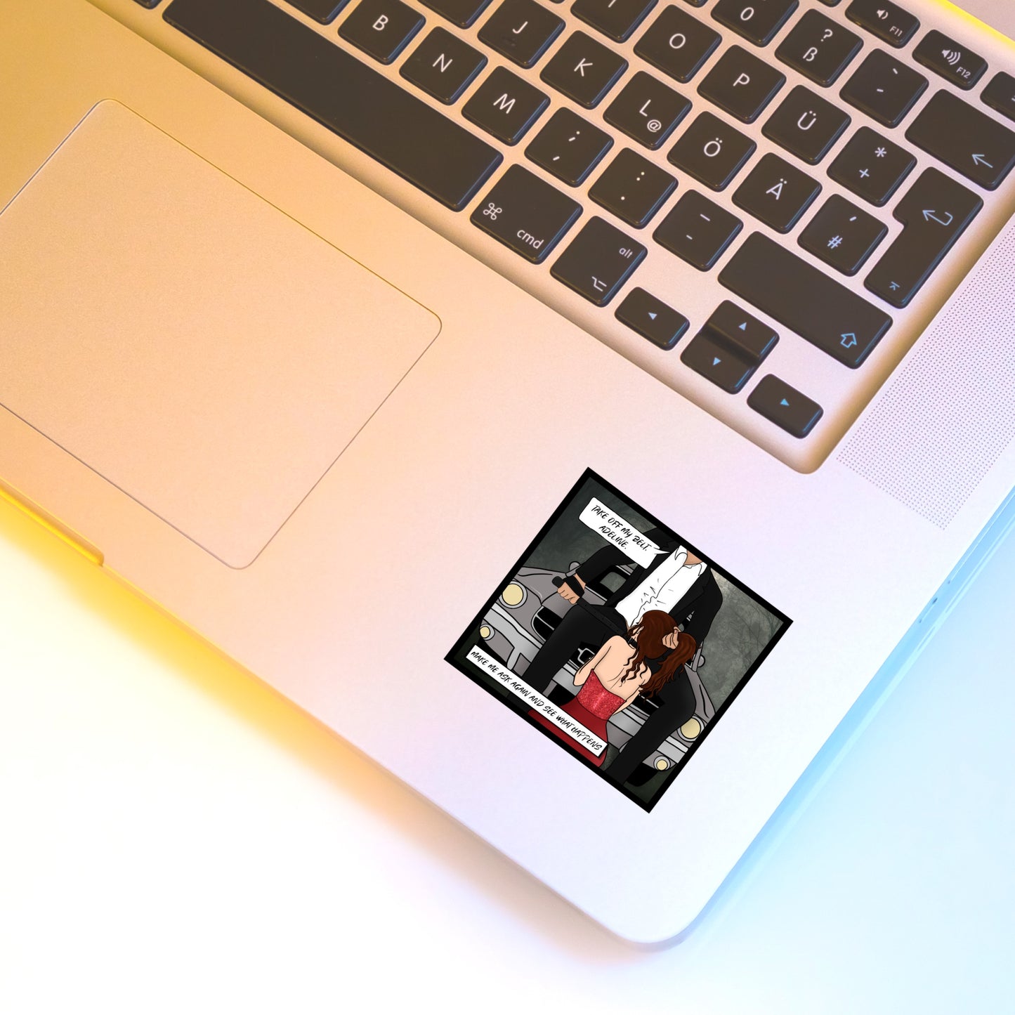 Haunting Adeline Book Sticker - Take Of My Belt Adeline