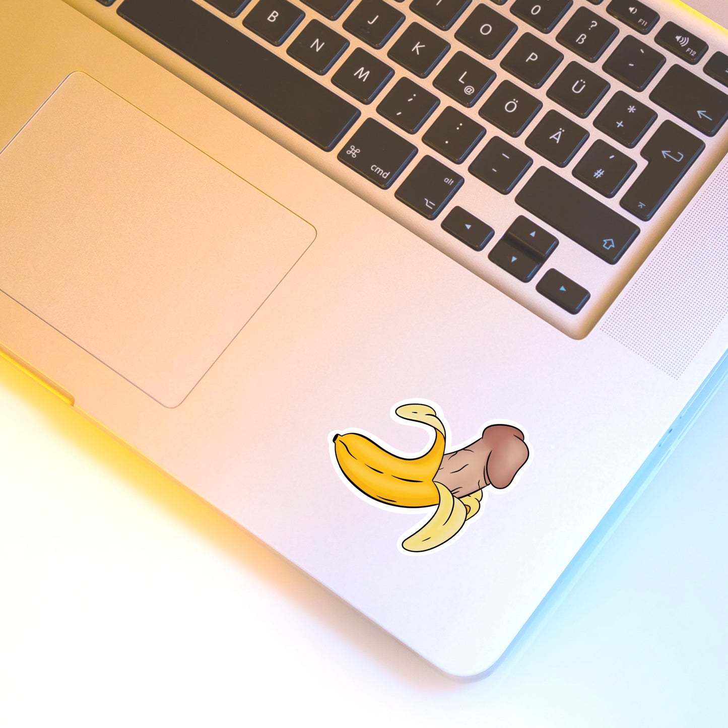 Banana Cock Sticker - Eat healthy!