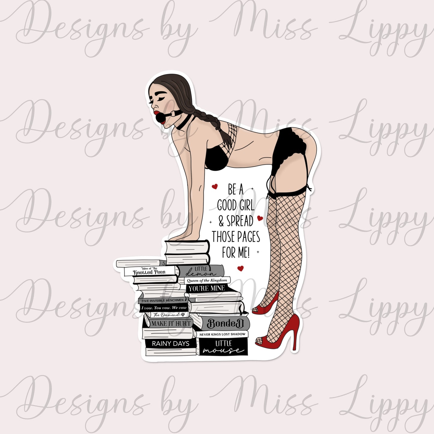 Book Sticker - Spread those pages!