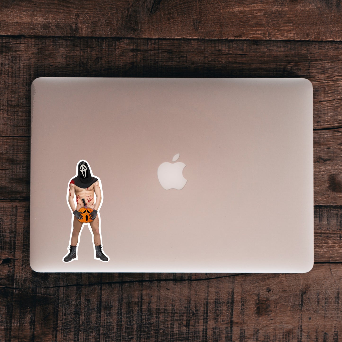 Ghostface Sticker - Halloween pumpkin