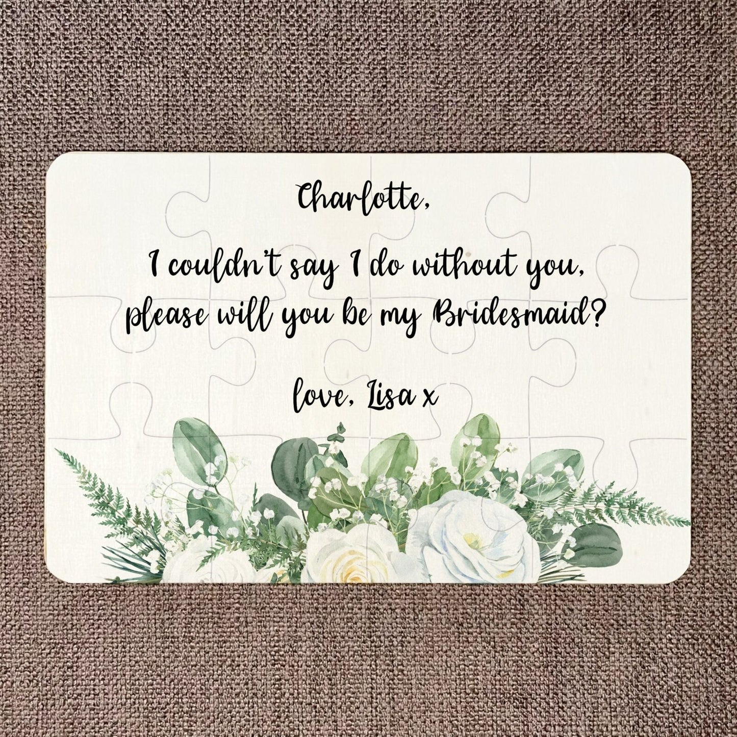 Will you be by Bridesmaid? Jigsaw Puzzle