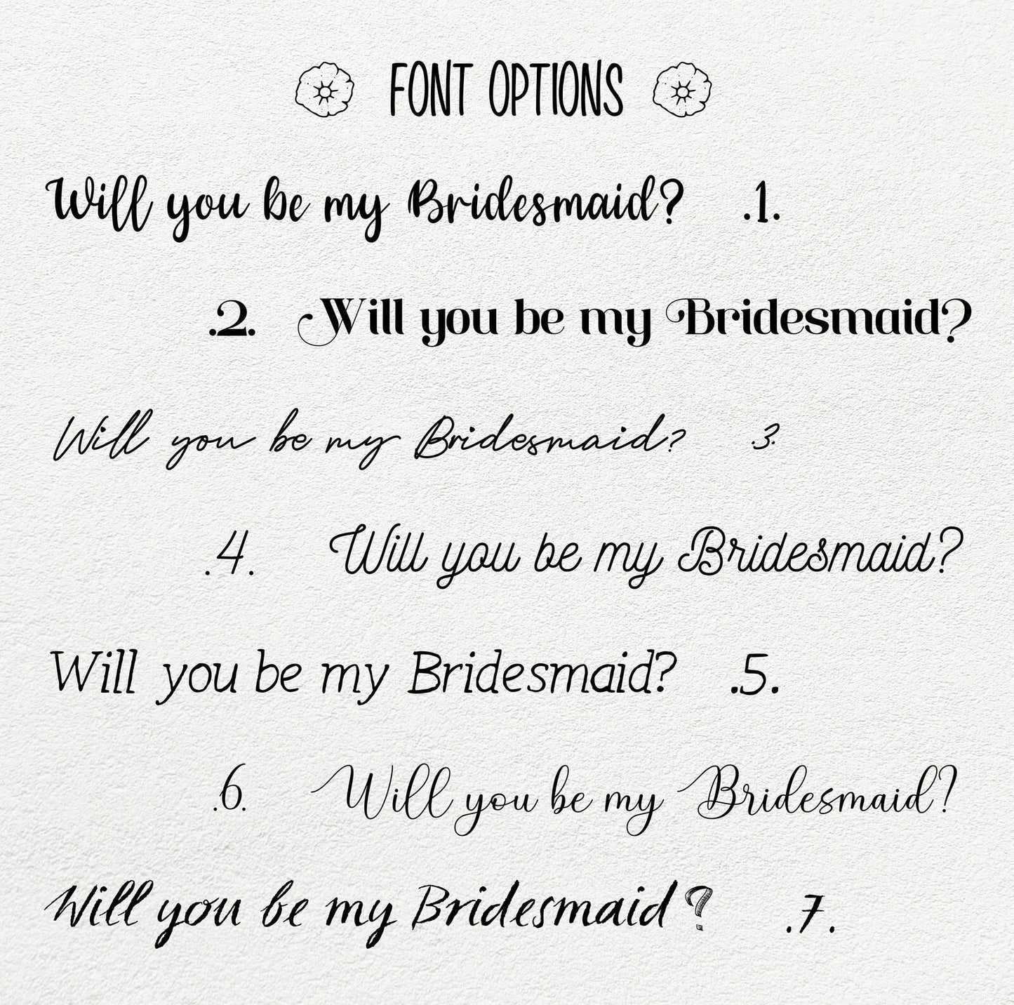Will you be by Bridesmaid? Jigsaw Puzzle