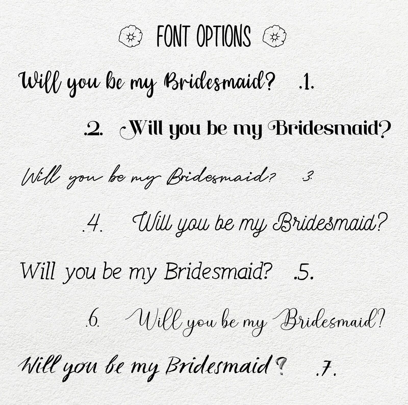 Will you be by Bridesmaid? Jigsaw Puzzle