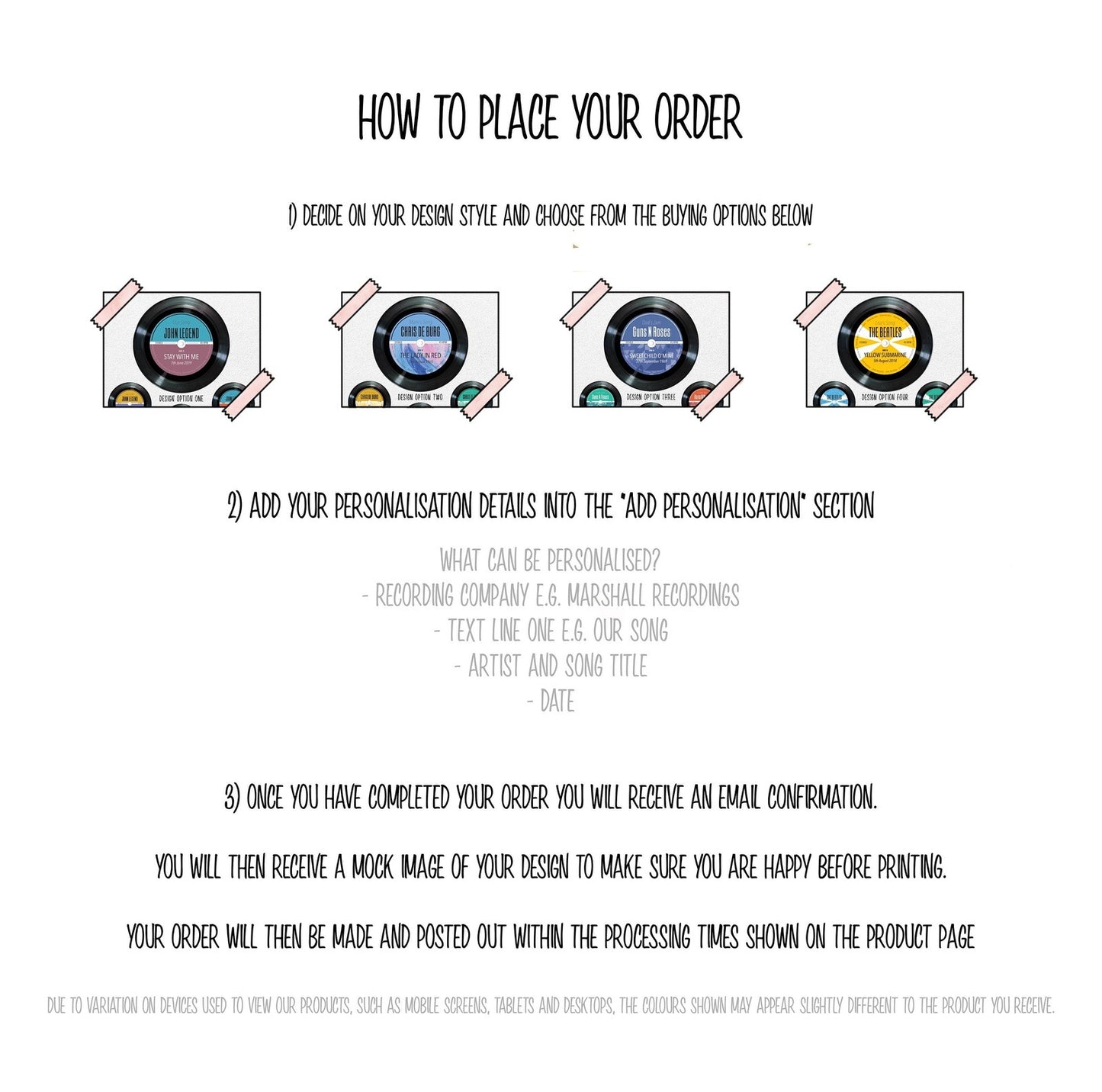 Custom Vinyl Record Label