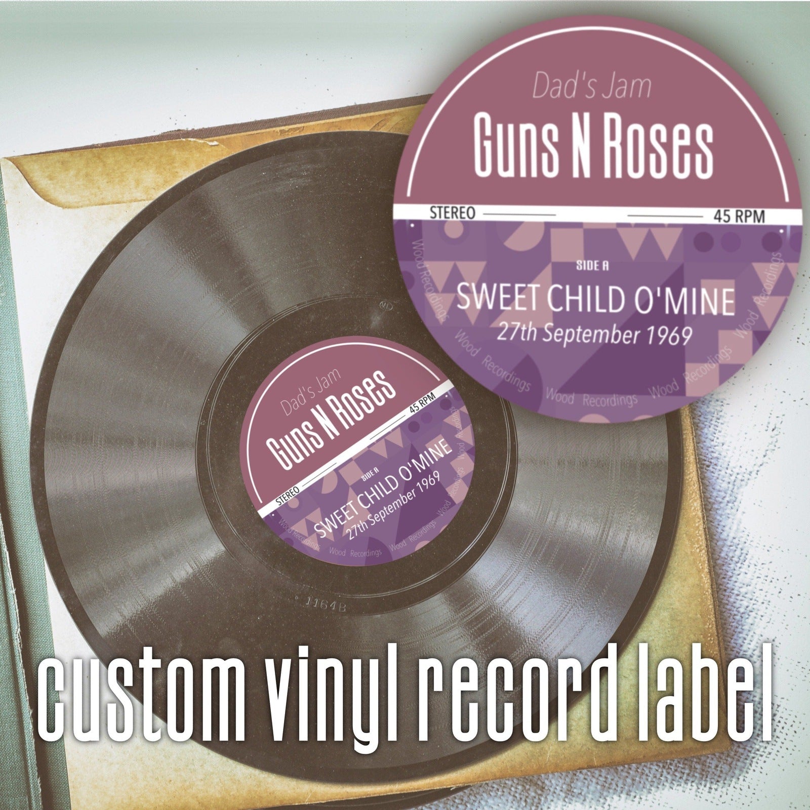 Custom Vinyl Record Label