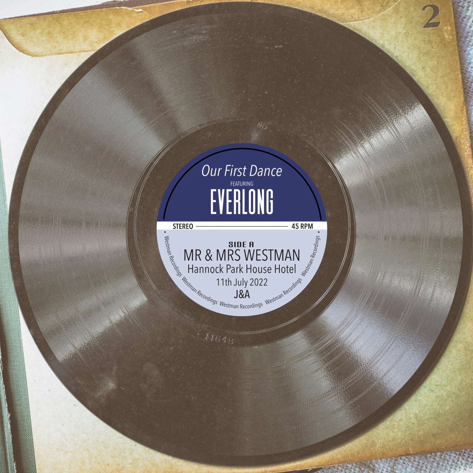 Custom Vinyl Record Label