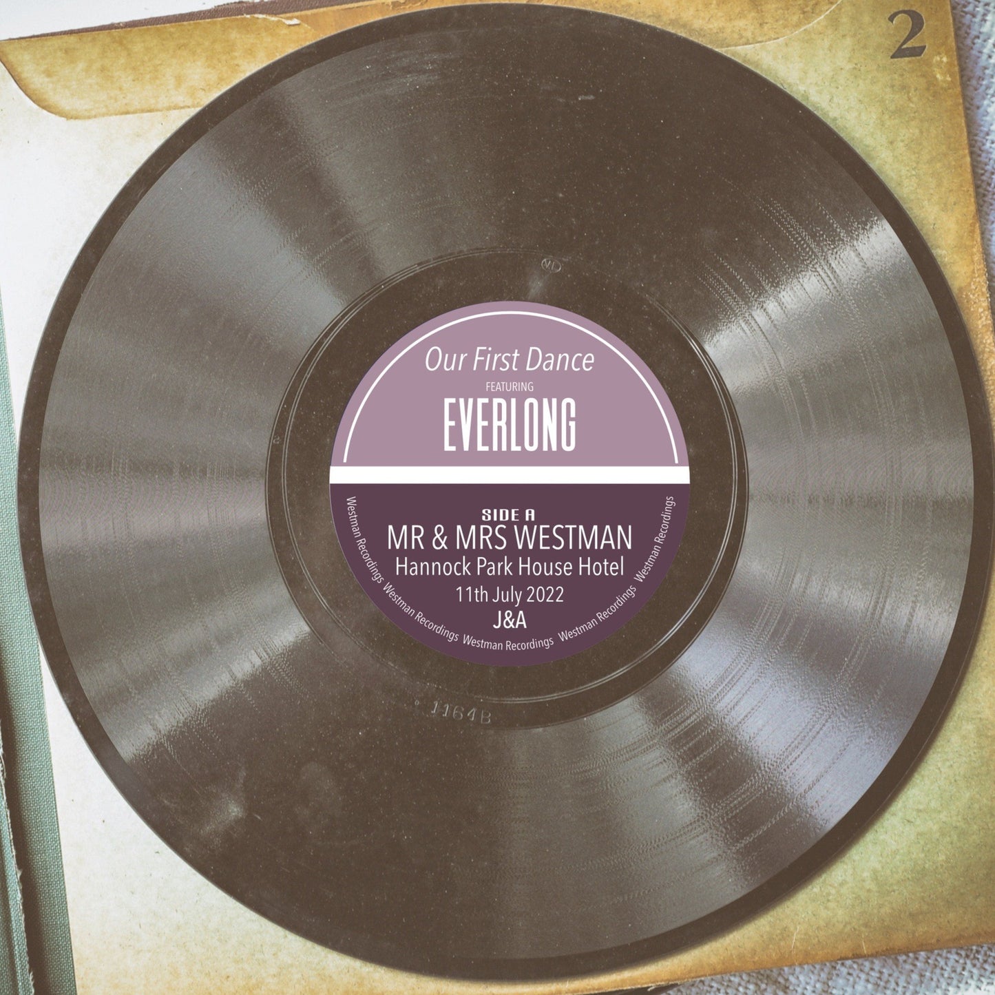 Custom Vinyl Record Label