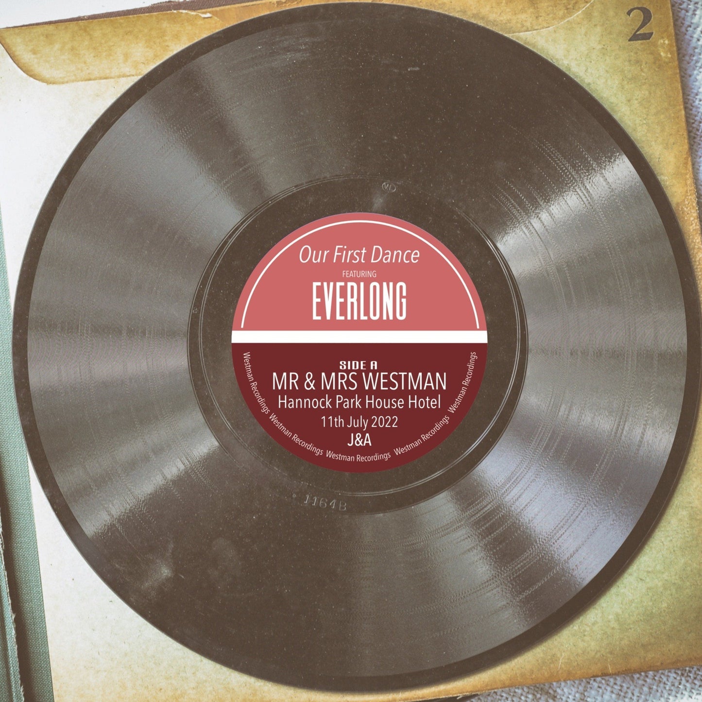 Custom Vinyl Record Label
