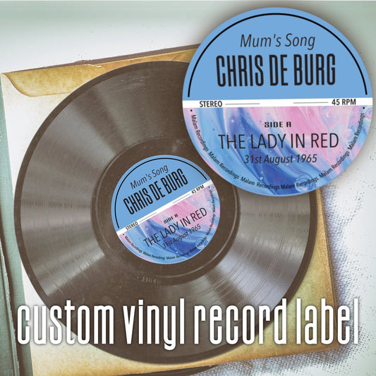 Custom Vinyl Record Label