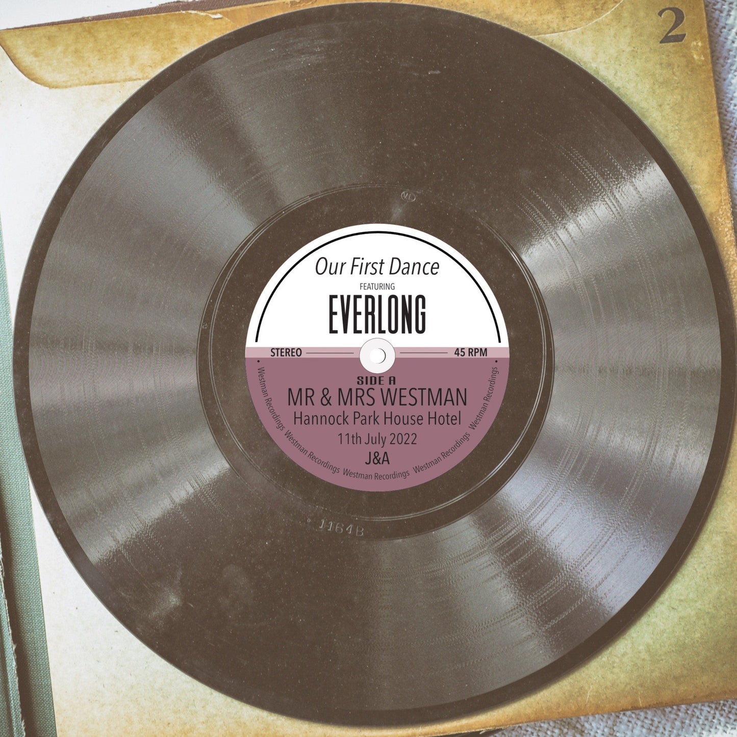 Custom Vinyl Record Label