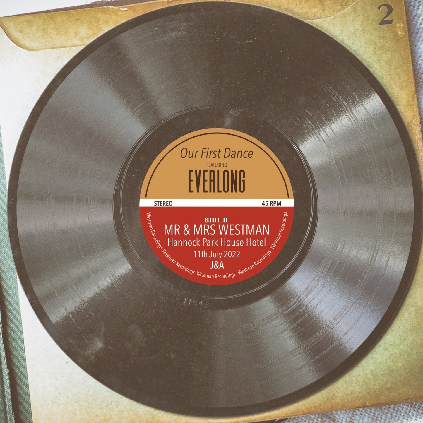 Custom Vinyl Record Label