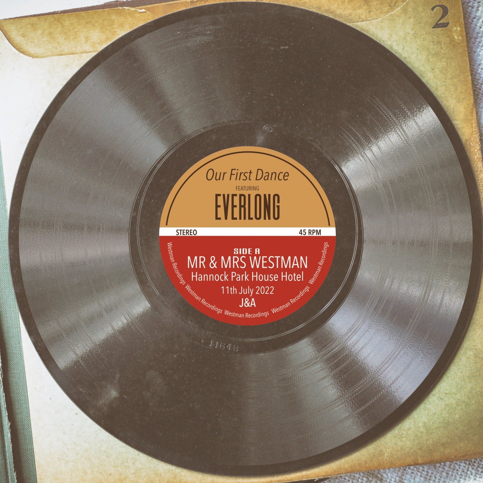 Custom Vinyl Record Label