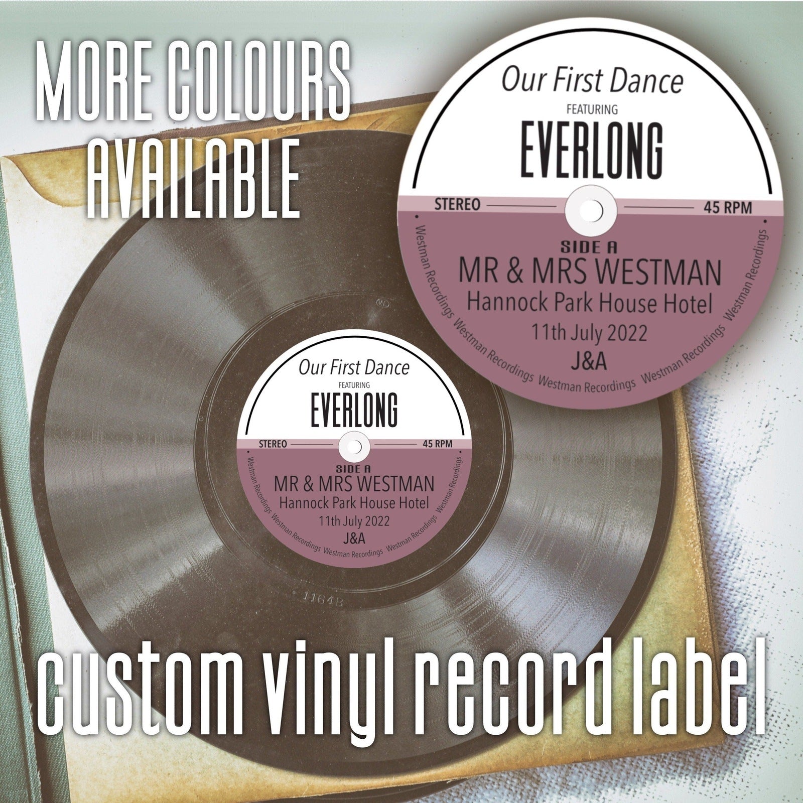 Custom Vinyl Record Label