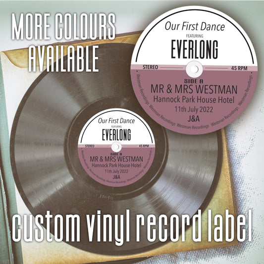 Custom Vinyl Record Label
