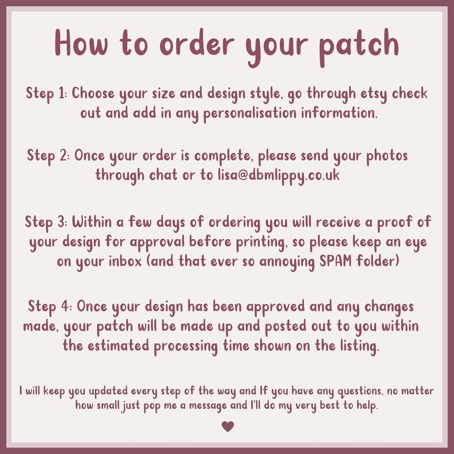Personalised Photo or Text Wedding Tie Patch