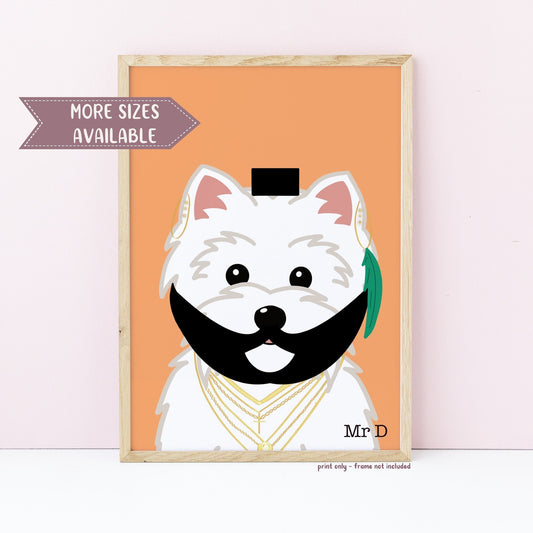 Mr D Wall Print
