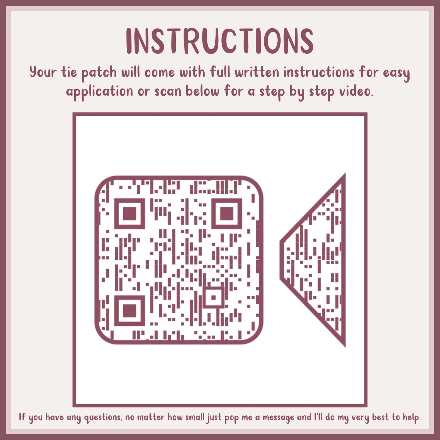 Personalised Photo or Text Wedding Tie Patch