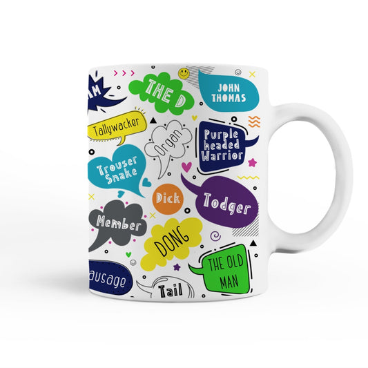 Funny Penis Names Mug