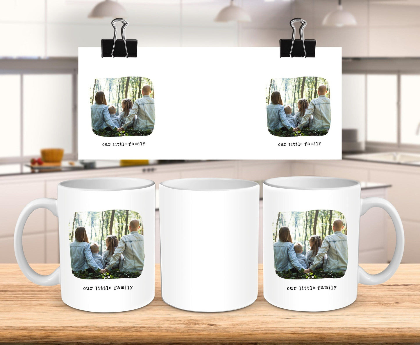 Personalised Our Little Family Photo Mug