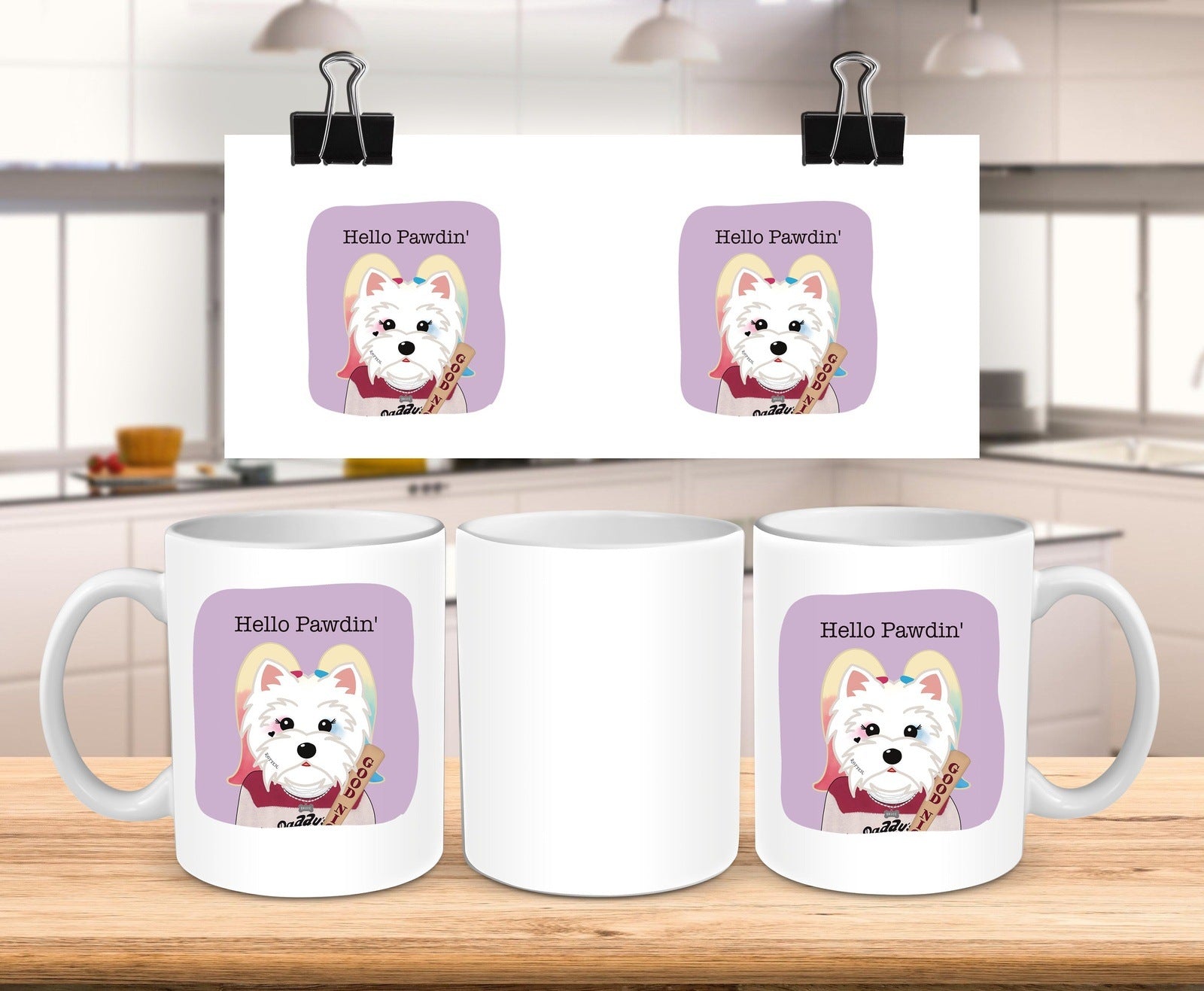 Hello Pawdin Mug