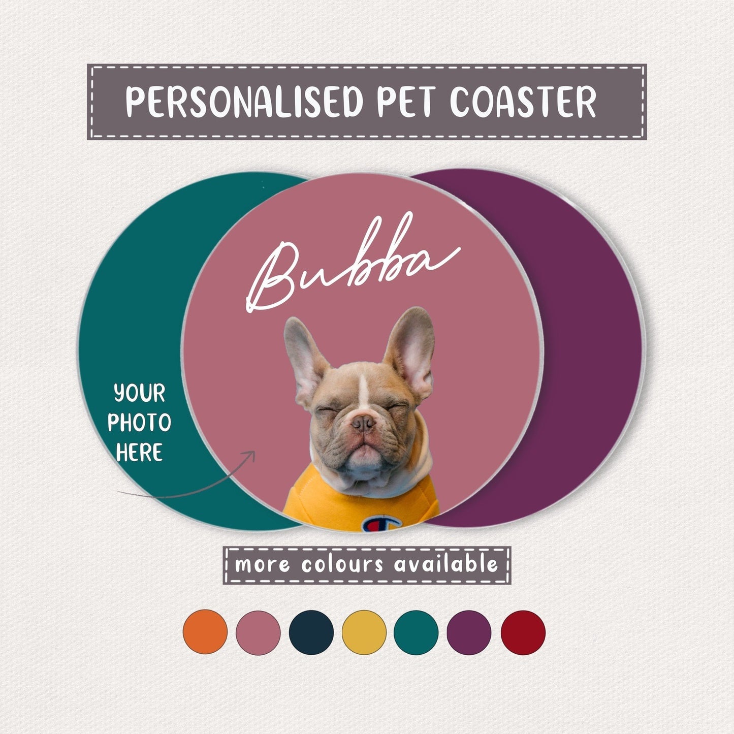 Personalised Pet Coaster