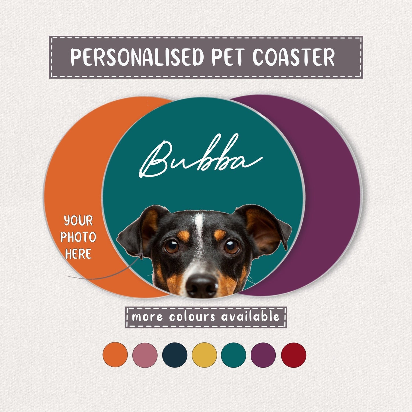Personalised Pet Coaster