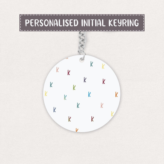 Personalised Initial Keyring
