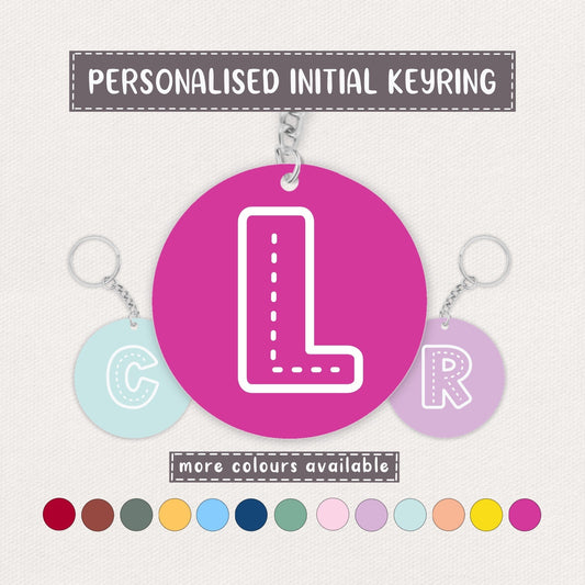 Personalised Initial Keyring