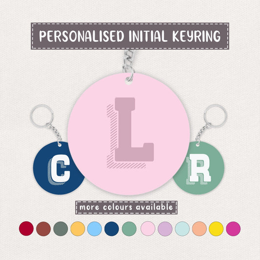 Personalised Initial Keyring