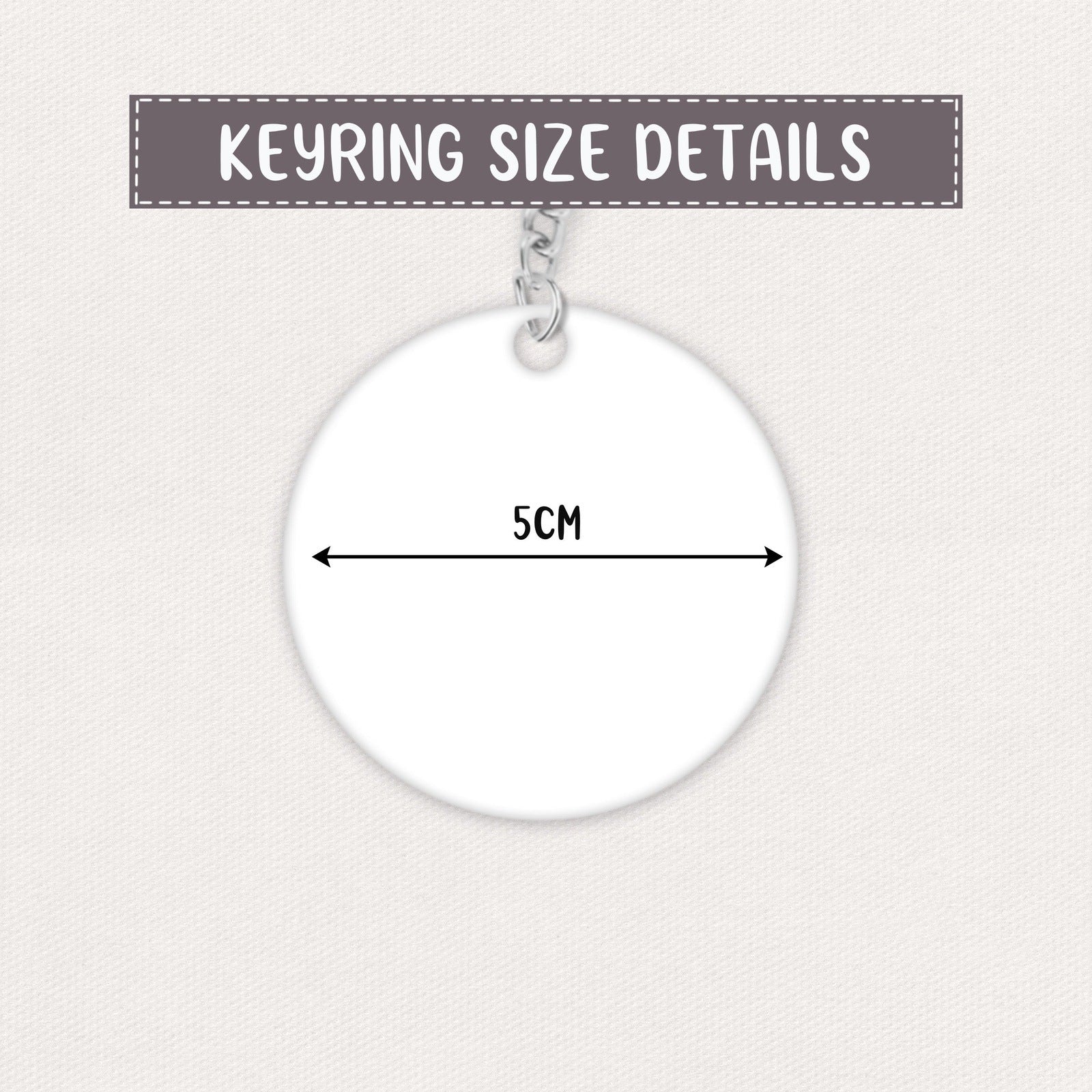 Personalised Dog Keyring