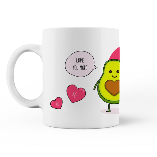 Love You More Avocado Mug