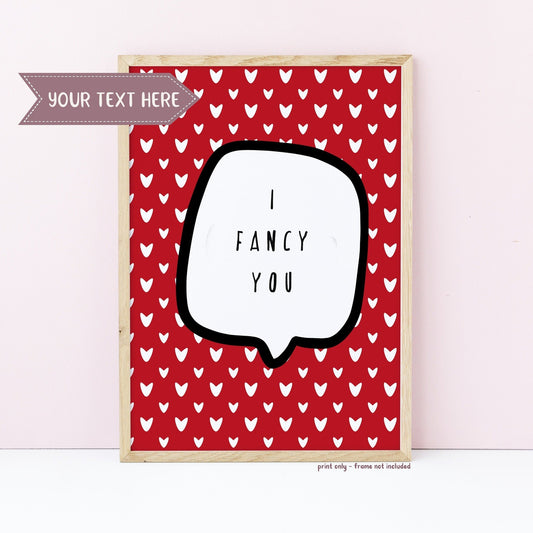 Speech Bubble Quote Print