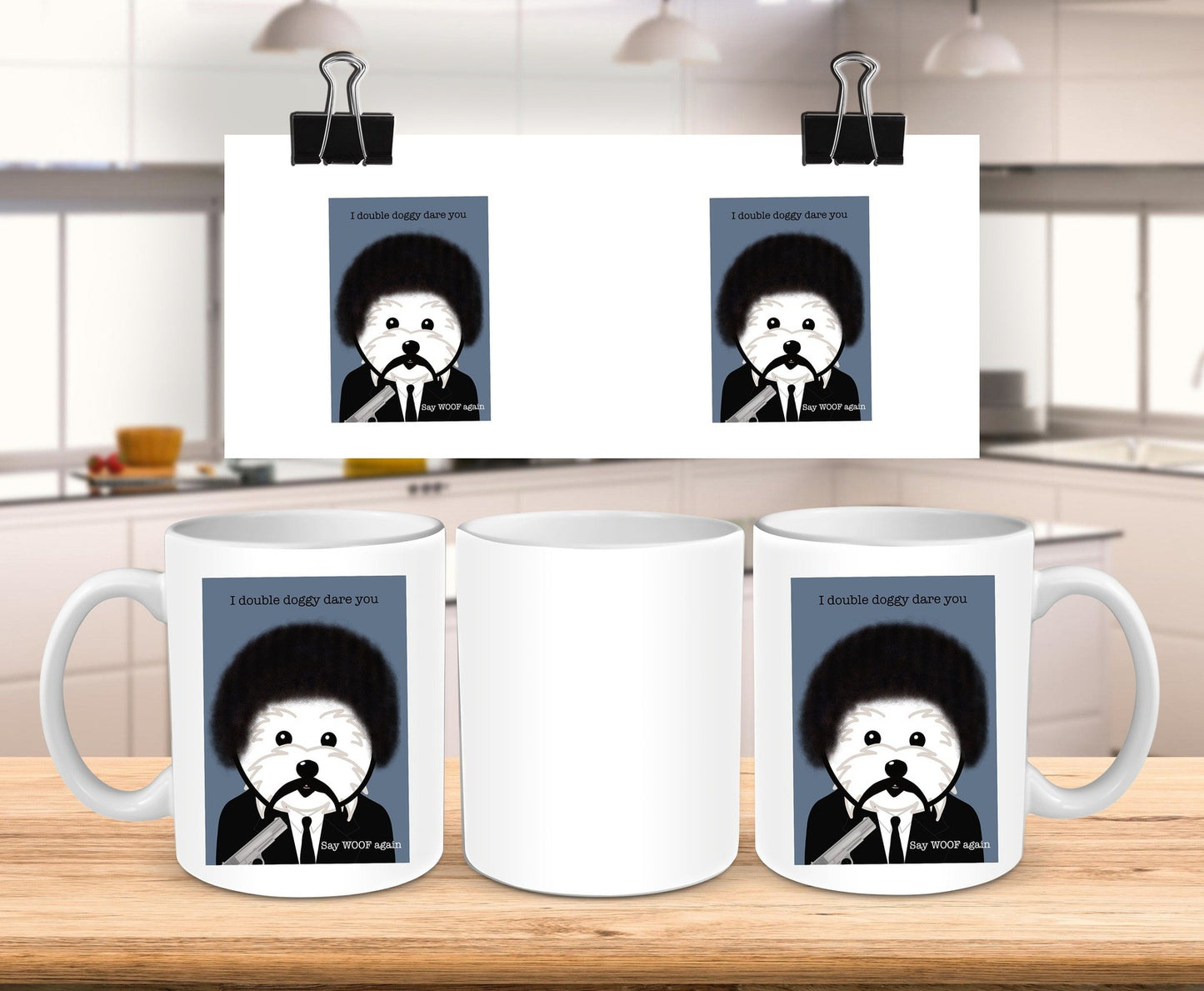 "I Double Doggy Dare You, Say Woof Again!" Mug