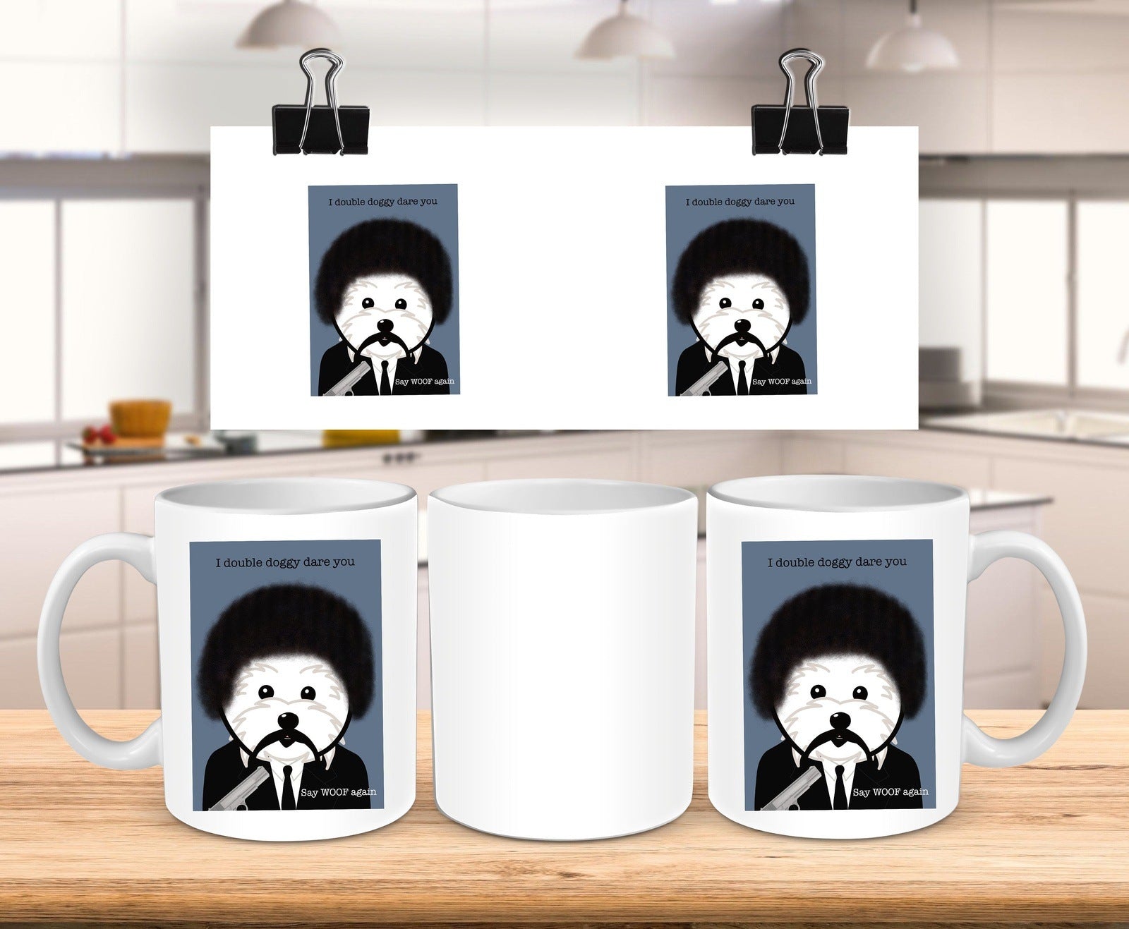 "I Double Doggy Dare You, Say Woof Again!" Mug